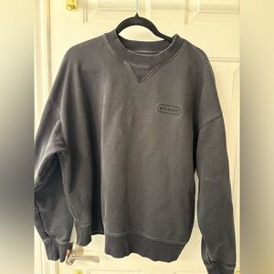 Coach Charcoal Crewneck Men's Sweater